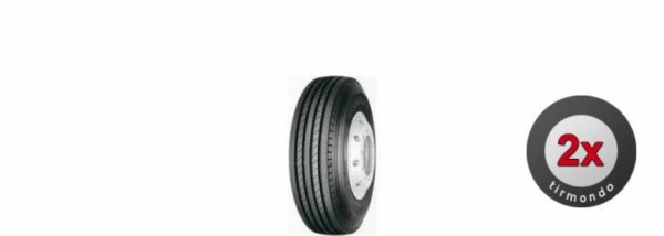 2x 295/60R22.5 YOKOHAMA RY407