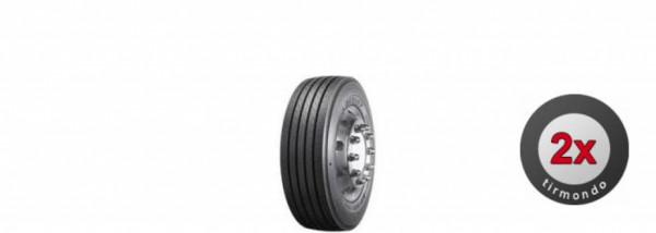 2x 275/70R22.5 DUNLOP SP372 275R