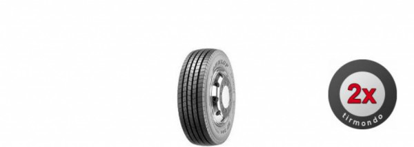 2x 225/75R17.5 DUNLOP SP344 129M