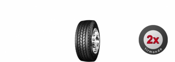 2x 295/80R22.5 CONTINENTAL HSC1 152