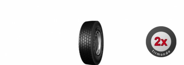 2x 295/60R22.5 CONTINENTAL HDHYBRID (runderneuert)