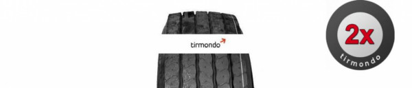 2x 385/65R22.5 (15R22.5) FORMULA TRAILER 160K