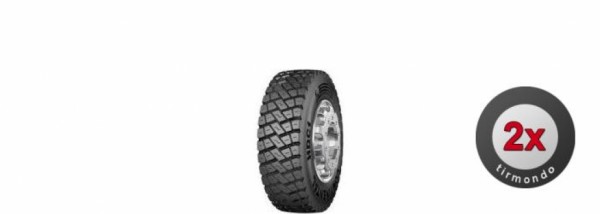 2x 13R22.5 CONTINENTAL HDC1 156