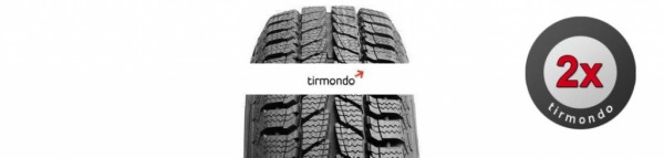 2x 165/70R14 UNIROYAL SNOW2