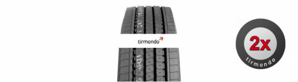 2x 315/80R22.5 HANKOOK AH31 156L