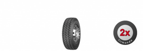 2x 315/70R22.5 GOODYEAR WTD 154K (runderneuert)