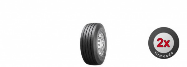 2x 385/65R22.5 (15R22.5) DUNLOP SP244 160K