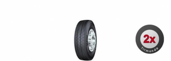 2x 13R22.5 CONTINENTAL HDW 154